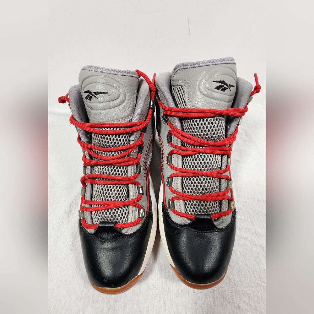 REEBOK QUESTION MID ALLEN IVERSON PRACTICE RANT SHOE SIZE 11, MENS GRAY 2016 - Picture 6 of 16